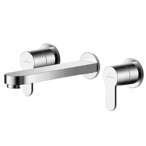 Asquiths Sanctity Wall Mounted Basin Mixer (3TH) Without Backplate