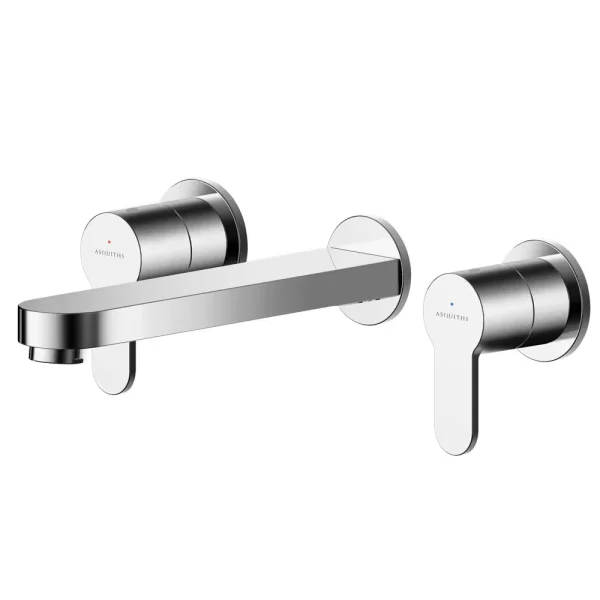 Asquiths Sanctity Wall Mounted Basin Mixer (3TH) Without Backplate