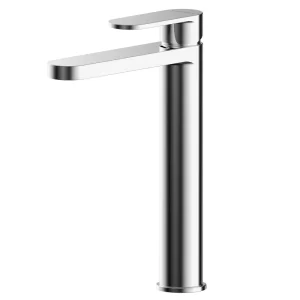 Asquiths Solitude Tall Mono Basin Mixer With Push Button Waste