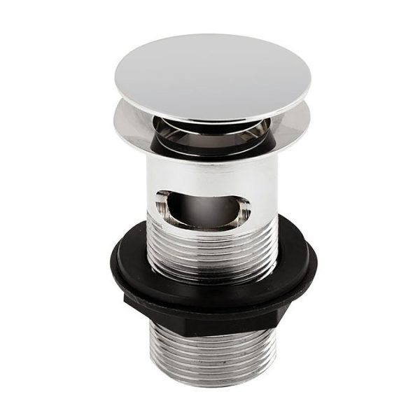 Asquiths Solitude Tall Mono Basin Mixer With Push Button Waste - Image 2
