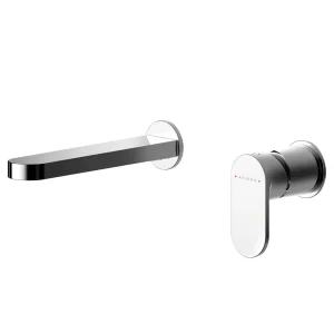Asquiths Solitude Wall Mounted Basin Mixer (2TH) Without Backplate