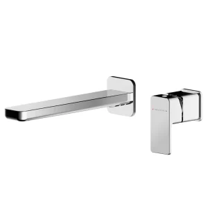 Asquiths Tranquil Wall Mounted Basin Mixer (2TH) Without Backplate