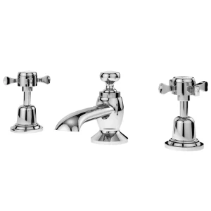 Asquiths Restore Deck Mounted Basin Mixer (3TH) With Pop Up Waste