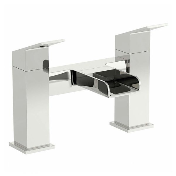 Orchard Wye Waterfall Chrome Bath Mixer Tap - Image 3