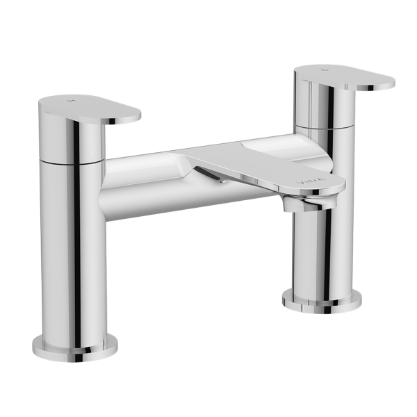 VitrA Tyde Round Bath Filler   Chrome