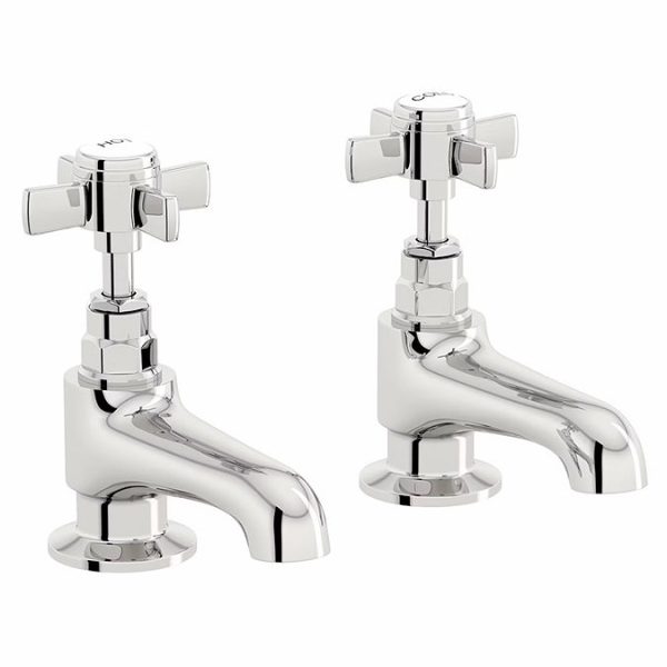 Orchard Dulwich Bath Pillar Taps   Chrome - Image 3