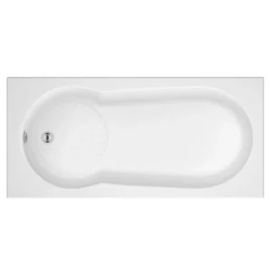 Taranto 1700x800 Textured Anti Slip Base Keyhole Shower Bath