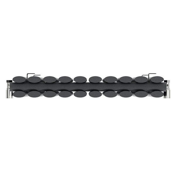 The Heating Co. 600 x 600mm Salvador Anthracite Grey Double Horizontal Radiator - Image 5
