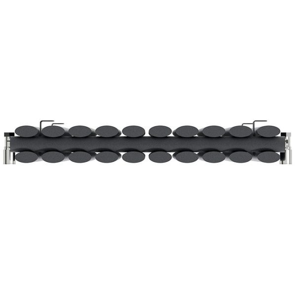 The Heating Co. Salvador 600 x 1000mm Anthracite Grey Double Horizontal Radiator - Image 3