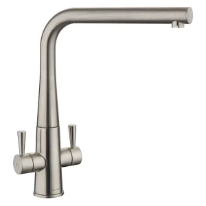 Rangemaster Conical Kitchen Mixer Tap   Brushed Finish