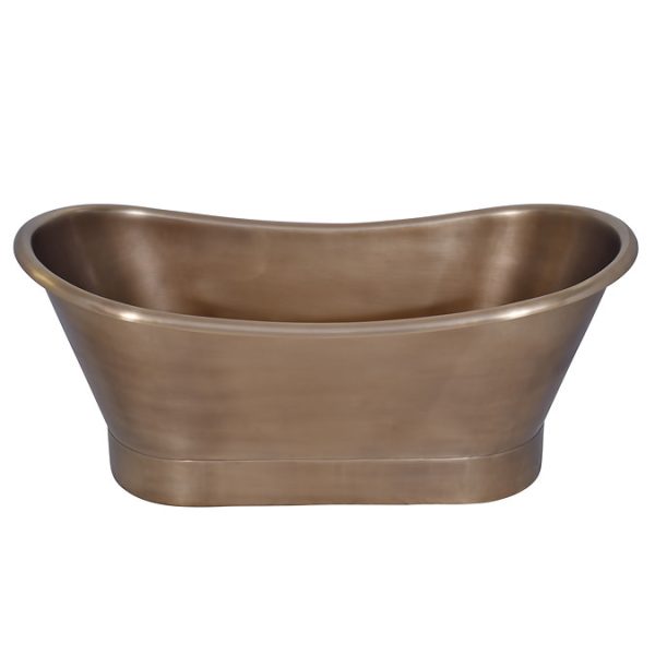 Trafalgar Antique Brass 1700 x 710mm Double Ended Roll Top Slipper Bath - Image 3