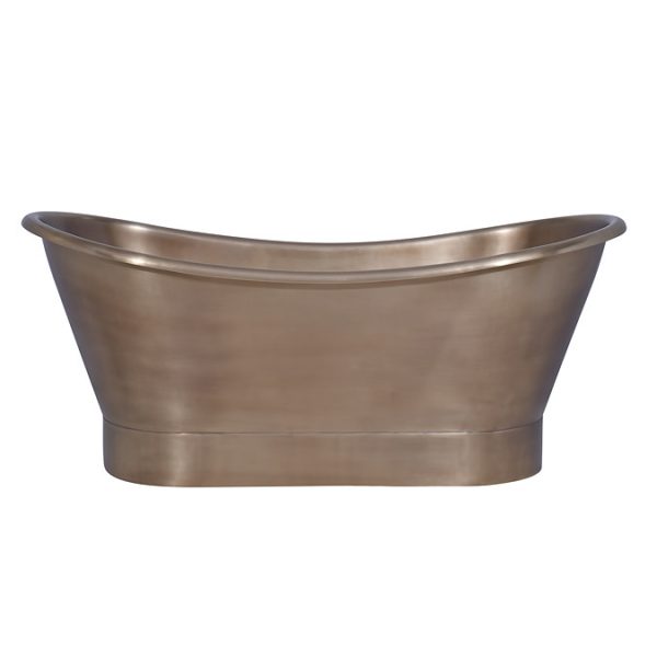 Trafalgar Antique Brass 1700 x 710mm Double Ended Roll Top Slipper Bath - Image 6