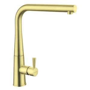 Rangemaster Conical Kitchen Mixer Tap   Brushed Brass