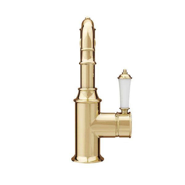 Trafalgar Traditional Gold Mono Basin Mixer Tap - Image 3