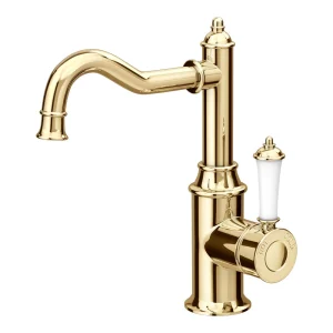Trafalgar Traditional Gold Mono Basin Mixer Tap