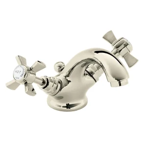 Heritage   Dawlish Mono Basin Mixer with Pop up Waste   Vintage Gold