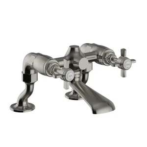 Heritage Dawlish Bath Filler   Brushed Nickel