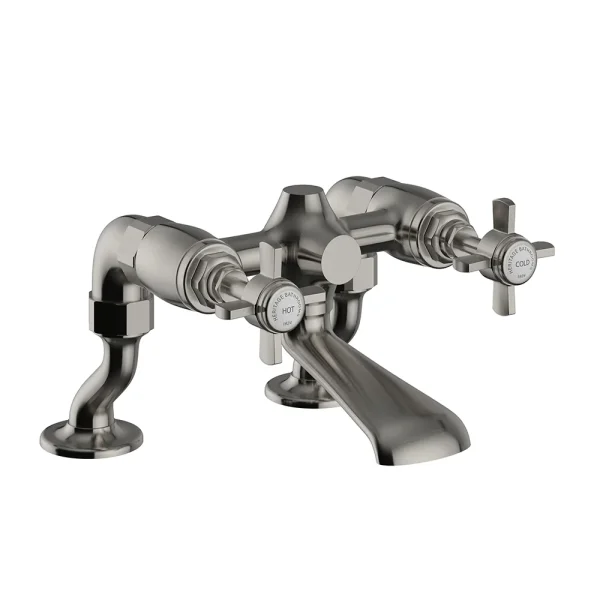 Heritage Dawlish Bath Filler   Brushed Nickel