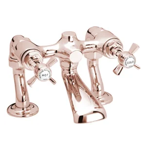 Heritage Dawlish Bath Filler   Rose Gold