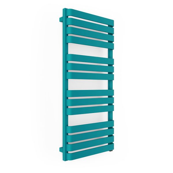 Terma Warp T One Teal Electric Towel Rail 500 x 1110mm - Image 5