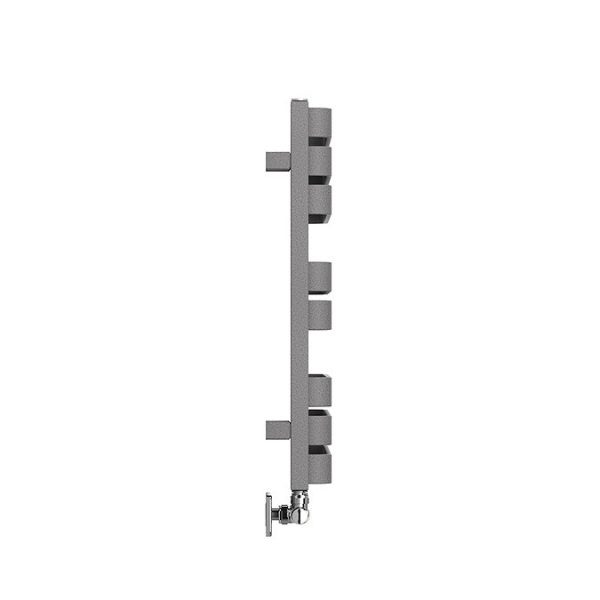 Terma Warp S Salt n Pepper Heated Towel Rail 655 x 500mm - Image 5