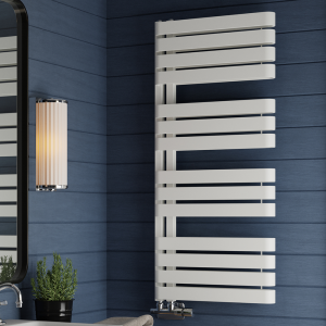Terma Warp S Matt White Heated Towel Rail 1110 x 500mm