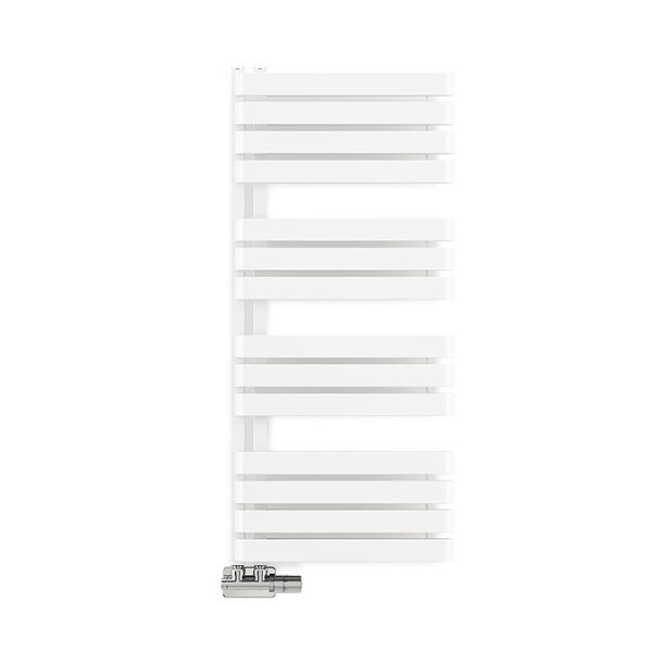 Terma Warp S Matt White Heated Towel Rail 1110 x 500mm - Image 4