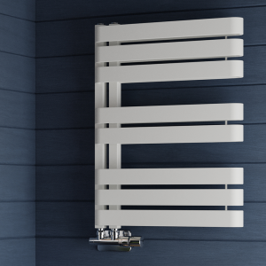 Terma Warp S Matt White Heated Towel Rail 655 x 500mm