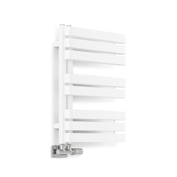 Terma Warp S Matt White Heated Towel Rail 655 x 500mm - Image 4