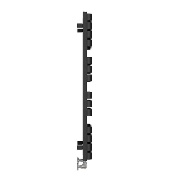 Terma Warp T Bold Matt Black Heated Towel Rail 1110 x 500mm - Image 6