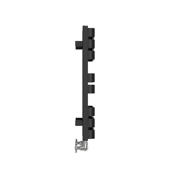 Terma Warp T Bold Matt Black Heated Towel Rail 655 x 500mm - Image 6