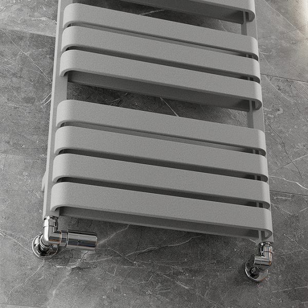 Terma Warp T Bold Salt n Pepper Heated Towel Rail 1110 x 500mm - Image 3