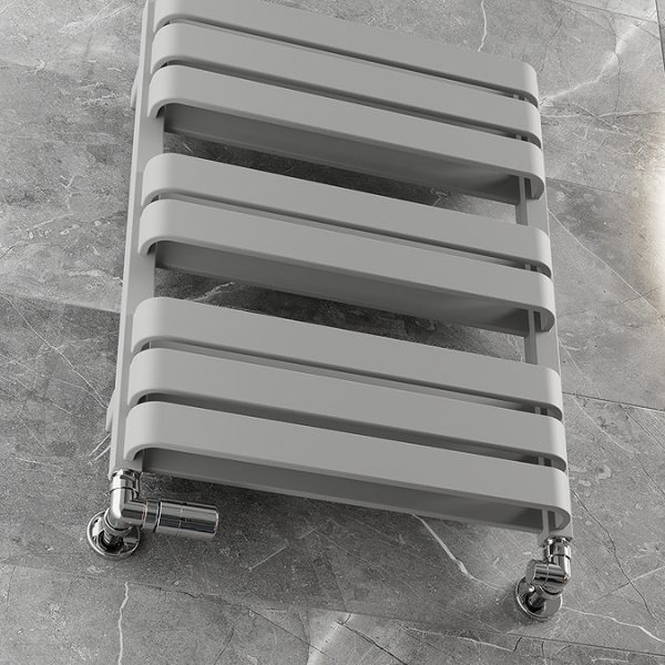 Terma Warp T Bold Salt n Pepper Heated Towel Rail 655 x 500mm - Image 3