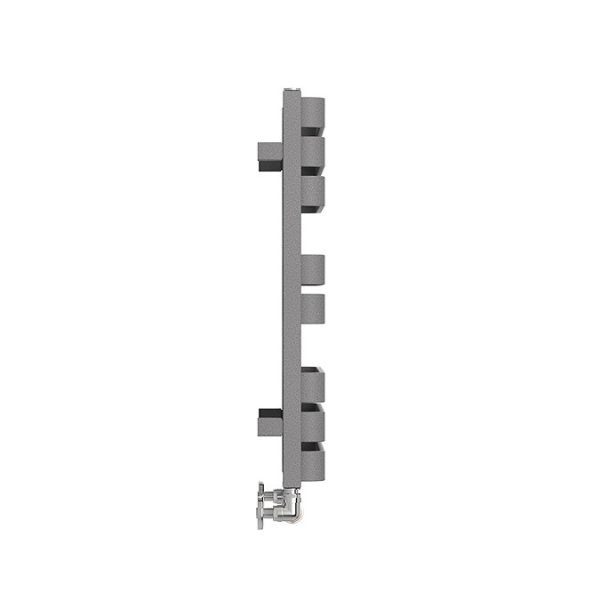 Terma Warp T Bold Salt n Pepper Heated Towel Rail 655 x 500mm - Image 6