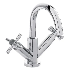 Hudson Reed Tec Crosshead Mono Basin Mixer with Swivel Spout & Waste