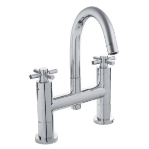 Hudson Reed   Tec Crosshead Bath Filler with swivel spout