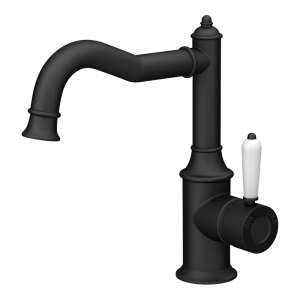 Trafalgar Traditional Mono Basin Mixer Tap   Matt Black