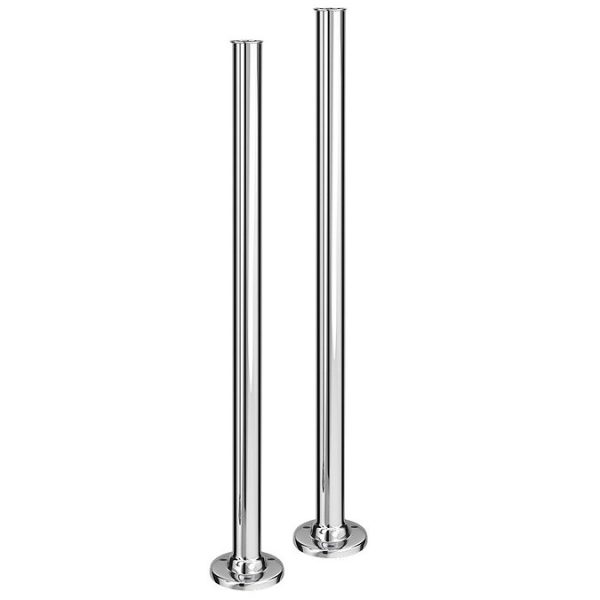 Trafalgar Crosshead Freestanding Bath Shower Mixer & Shower Kit Chrome - Image 4