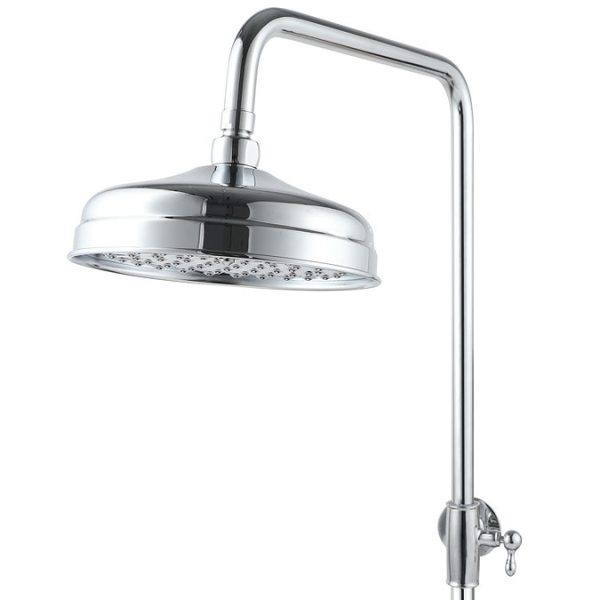 Trafalgar Traditional Shower incl. Rigid Riser, Fixed Head & Soap Basket - Image 3
