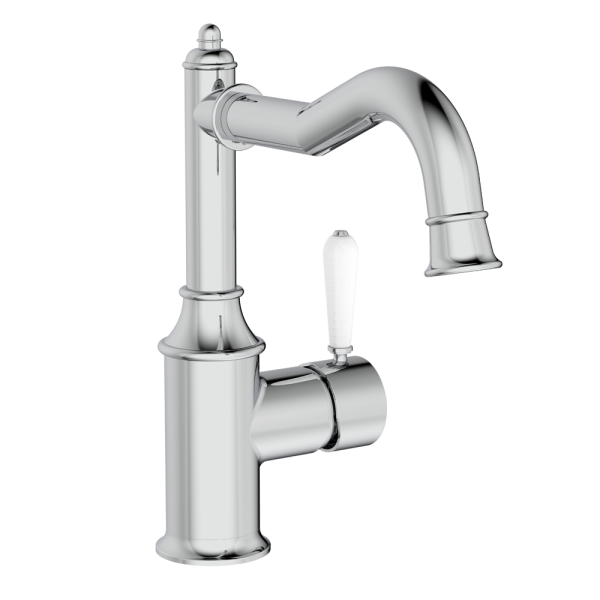 Trafalgar Traditional Chrome Mono Basin Mixer Tap