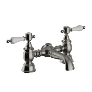 Heritage Glastonbury Bath Filler   Brushed Nickel