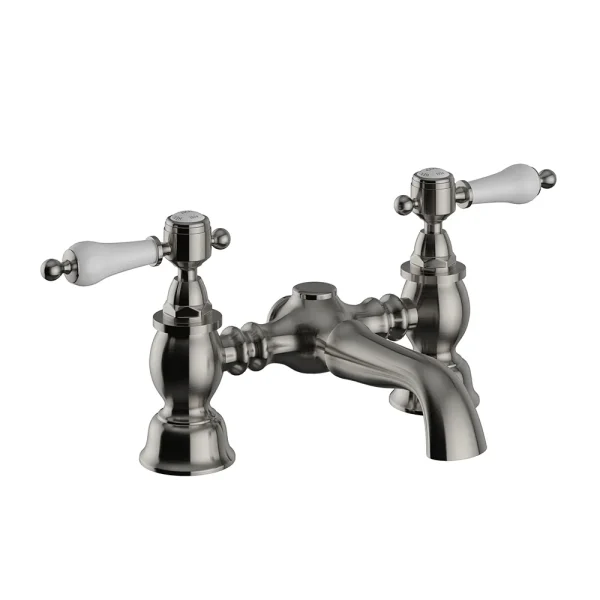 Heritage Glastonbury Bath Filler   Brushed Nickel