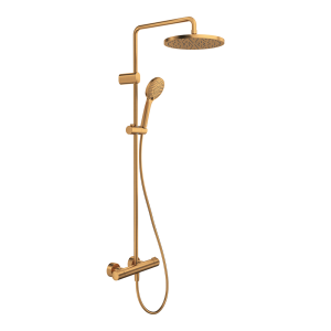 Duravit Thermostatic Shower System 1000   Brushed Bronze