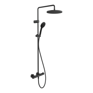 Duravit Thermostatic Shower System 1000   Black Matt