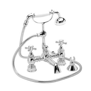 Heritage   Hartlebury Bath Shower Mixer   Chrome