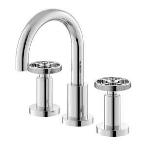 Hudson Reed Revolution Industrial 3TH Basin Mixer + Waste