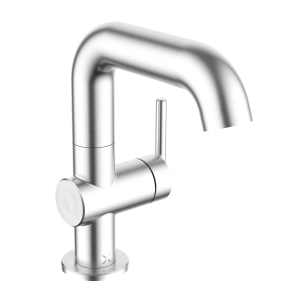 Crosswater 3ONE6 Swivel Spout Basin Mixer   Stainless Steel