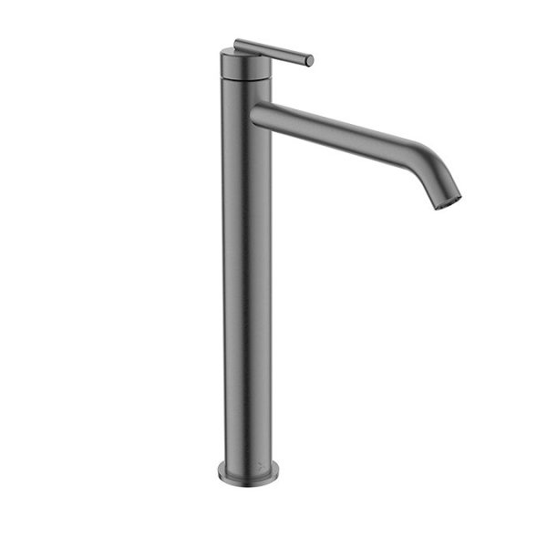 Crosswater 3ONE6 Tall Monobloc Basin Mixer   Slate - Image 2