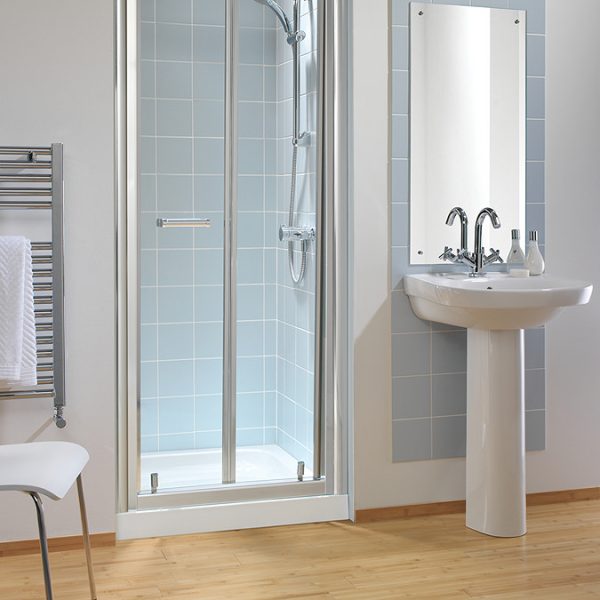 Twyford Square Shower Tray with Upstand 760 x 760mm - Image 2