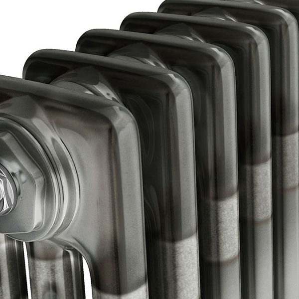 Chatsworth Savoy Raw Metal (Lacquered) Traditional Heated Towel Rail - Image 4